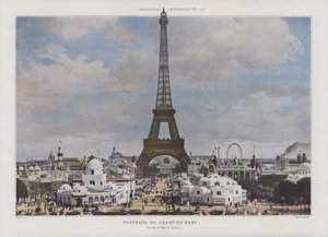 Panorama del Champ de Mars durante l