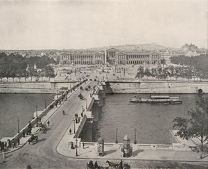 Parigi: Una Vista della Place de la Concorde, vista verso Nord da French Photographer
