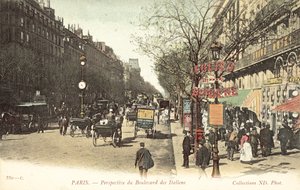 Parigi, Boulevard des Italiens da French Photographer