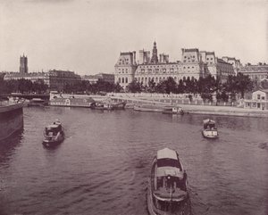 Parigi: Hotel de Ville, dal lato del fiume da French Photographer