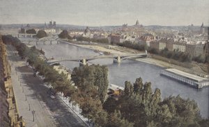 Parigi, la Senna, vista presa dal Padiglione di Flora da French Photographer