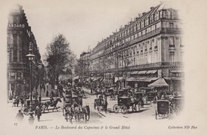 Parigi, Il Boulevard des Capucines, Il Grand Hotel