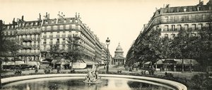 Parigi, Il Pantheon e la Rue Soufflot da French Photographer