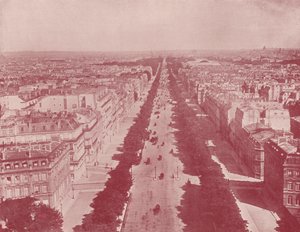 Parigi: Prospettiva degli Champs Elysees da French Photographer