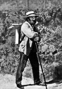 Paul Cezanne ad Auvers-sur-Oise, c.1873 da French Photographer
