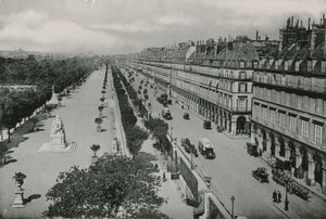 Perspective du Jardin des Tuileries et la Rue de Rivoli da French Photographer