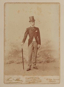 Fotografia da un album di souvenir in memoria di Boni de Castellane