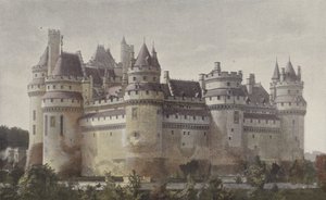 Pierrefonds, Castello (vista dalla strada di Villers-Cotterets) da French Photographer