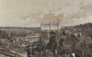 Pierrefonds, vista generale presa dal Rocher da French Photographer