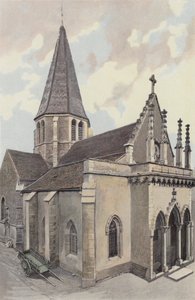 Plombieres-les-Dijon, Chiesa, Insieme N O da French Photographer