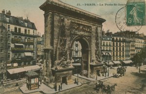 Porte Saint-Denis a Parigi, Francia da French Photographer