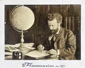 Ritratto di Camille Flammarion (1842-1925), astronomo francese