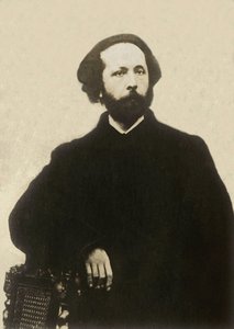 Ritratto di Edouard Lalo (1823-1892), compositore francese. Fotografia, fine XIX secolo, Parigi.