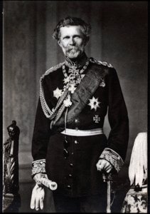 Ritratto di Edwin Freiherr von Manteuffel (1809-1895), feldmaresciallo tedesco da French Photographer