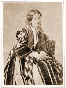 Ritratto di Elisabeth Felix detta Mademoiselle Rachel nel 1851, tragedienne francese (1821 - 1858) da French Photographer