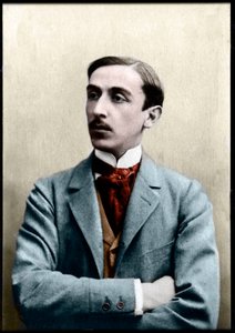 Ritratto di Maurice Barres (1862-1923), romanziere, giornalista e politico socialista francese da French Photographer
