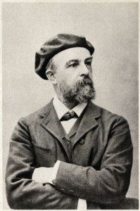 Ritratto di Odilon Redon (1840-1916), pittore francese. Fotografia da French Photographer