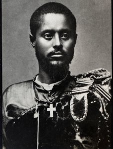 Ritratto di Ras Makonnen (1852-1906), generale e governatore della provincia di Harar in Etiopia da French Photographer