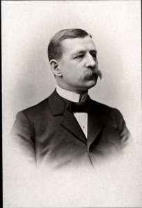 Ritratto di Salomon August Andree (1854-1897), ingegnere, fisico, aeronauta ed esploratore polare svedese