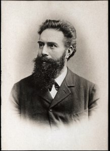 Ritratto di Wilhelm Conrad Roentgen (1845-1923), fisico tedesco da French Photographer