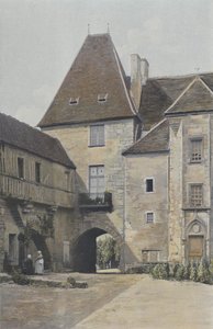 Premery, Antico Castello, Lato del cortile da French Photographer