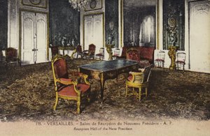 Sala di ricevimento del nuovo presidente, Palazzo di Versailles da French Photographer