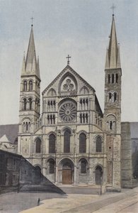 Reims, Chiesa di Saint-Remi, Facciata O da French Photographer