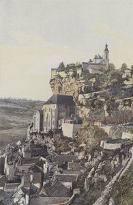 Rocamadour, La roccia e la città, Vista N da French Photographer