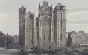 Rodez, Cattedrale, Facciata O da French Photographer