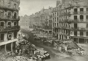 Rue De Rivoli, Parigi, dopo la settimana che ha concluso la Comune da French Photographer