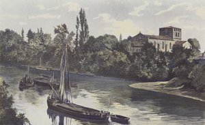 Saint-Denis-de-Piles, Chiesa, insieme sulle rive dell