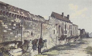 Saint-Emilion, Resti delle Mura a nord-ovest, Logis de Malet da French Photographer