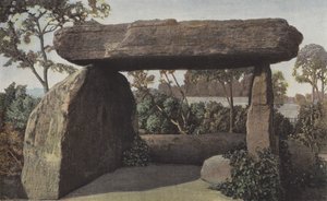 Saint-Nazaire, Dolmen circondato da una piazza da French Photographer
