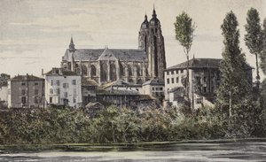 Saint-Nicolas-de-Port, Chiesa, Facciata laterale N da French Photographer