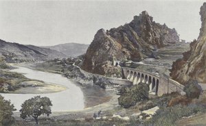Saint-Paul-en-Cornillon, Vista della roccia di Cornillon