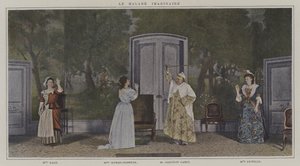 Scena da una produzione di Le Malade Imaginaire, di Moliere da French Photographer