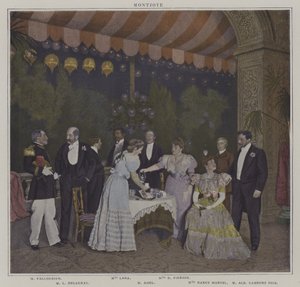 Scena da una produzione di Montjoye, di Octave Feuillet da French Photographer