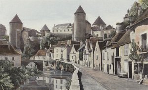 Semur, Vista presa sulla riva d dell