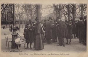 Mercato dei francobolli sugli Champs-Elysées, Parigi
