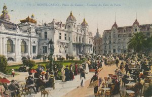 Terrazza del Café de Paris, Place du Casino, Monte Carlo da French Photographer