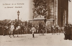 La Parata della Vittoria, Generale Gouraud da French Photographer