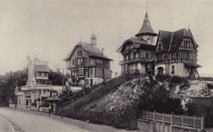 Il villaggio svizzero e la rue Saint-Jean, Le Touquet, nel 1893