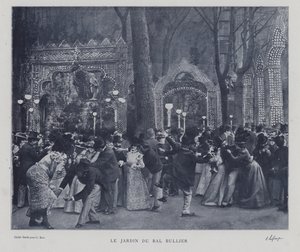 Il giardino del Bal Bullier, Parigi da French Photographer
