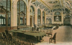 La nuova sala giochi in un casinò di Monte Carlo