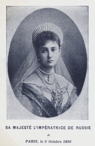 Zarina Alessandra di Russia a Parigi, Francia da French Photographer