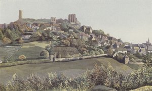 Turenne, Vista della Città e del Castello, Lato nord da French Photographer