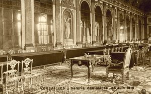 Versailles, Galleria degli Specchi, 28 giugno 1919
