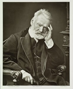 Victor Hugo (1802-85), da Galerie Contemporaine, c.1874-78 da French Photographer