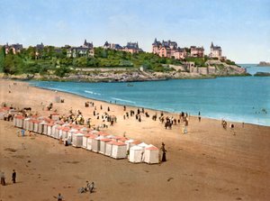 Veduta di Pointe de la Malouine dalla Plage de l