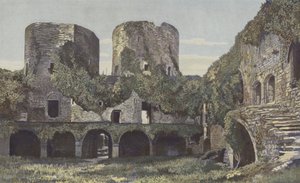 Villandraut, Castello, Lato del cortile